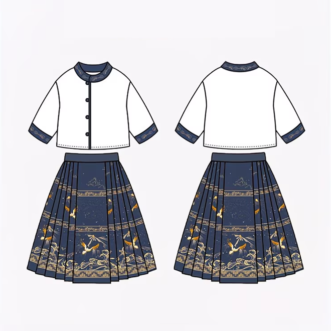 Sensori™ Modernized Dynasty Hanfu Set
