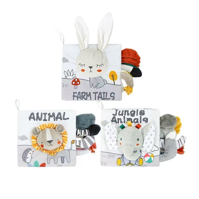 Sensori™ Kids Cognitive Crinkle Cloth Book