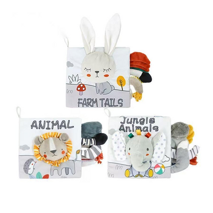 Sensori™ Kids Cognitive Crinkle Cloth Book