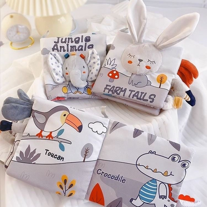 Sensori™ Kids Cognitive Crinkle Cloth Book
