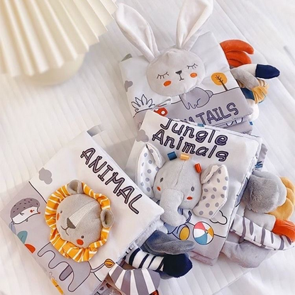 Sensori™ Kids Cognitive Crinkle Cloth Book