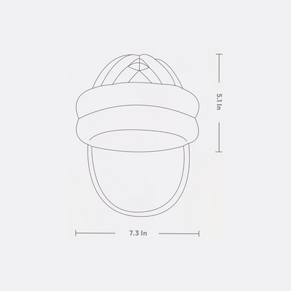 Chapeau pare-chocs de sécurité anti-chute perceptuel Sensori™ Kids