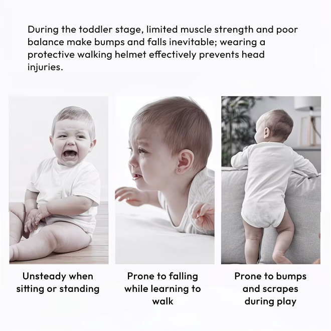 Chapeau pare-chocs de sécurité anti-chute perceptuel Sensori™ Kids