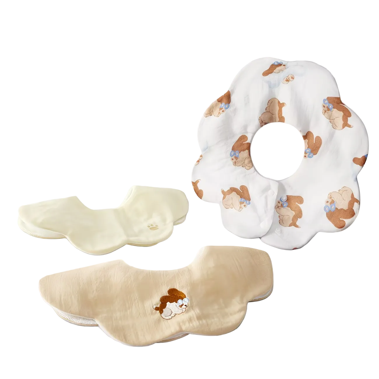 Sensori™ Petal Muslin Bibs