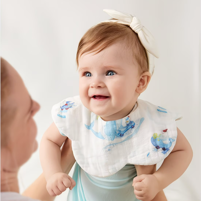 Sensori™ Petal Muslin Bibs