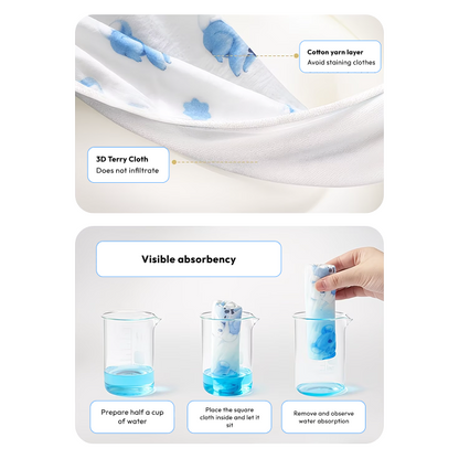Sensori™ Petal Muslin Bibs