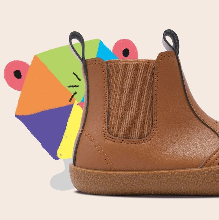 Sensori™ Little Cowboy Barefoot Leather Boot
