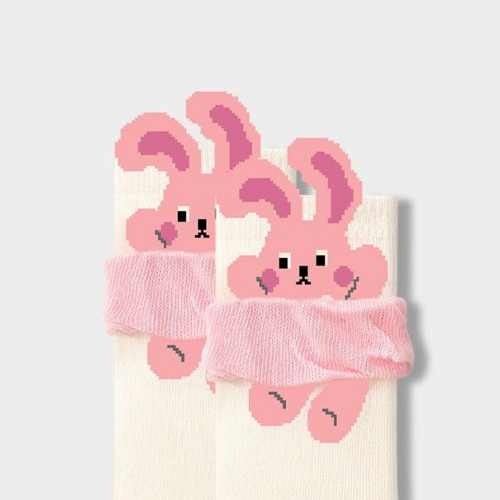 Sensori™ Hug-Cuff Combed Cotton Socks (4-Pack)