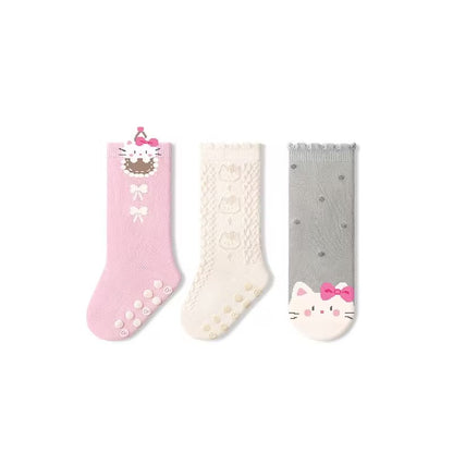 Sensori™ Kitten-Knit Combed Cotton Socks (3-Pack)