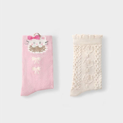 Sensori™ Kitten-Knit Combed Cotton Socks (3-Pack)