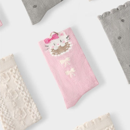 Sensori™ Kitten-Knit Combed Cotton Socks (3-Pack)