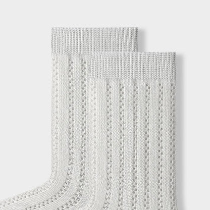 Sensori™ Air-Pointelle Combed Cotton Socks (4-Pack)