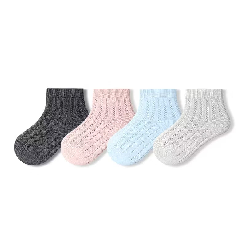 Sensori™ Breeze-Pointelle Socks (4-Pack)