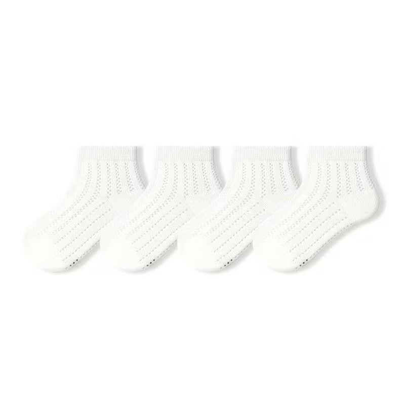 Sensori™ Breeze-Pointelle Socks (4-Pack)