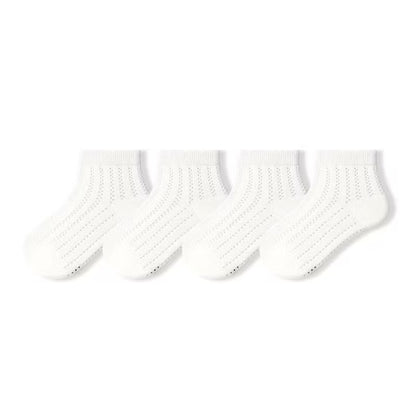 Sensori™ Breeze-Pointelle Socks (4-Pack)