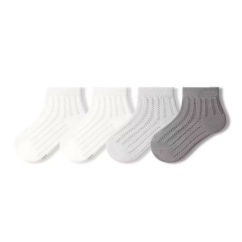 Sensori™ Breeze-Pointelle Socks (4-Pack)