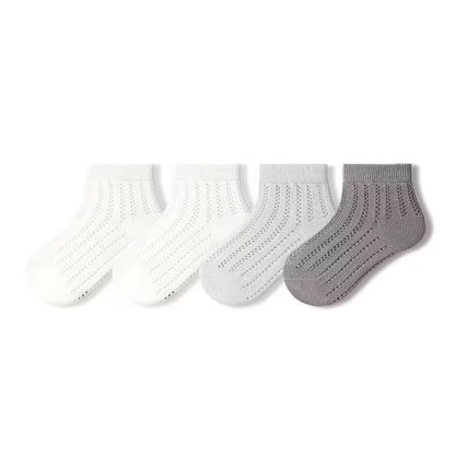 Sensori™ Breeze-Pointelle Socks (4-Pack)