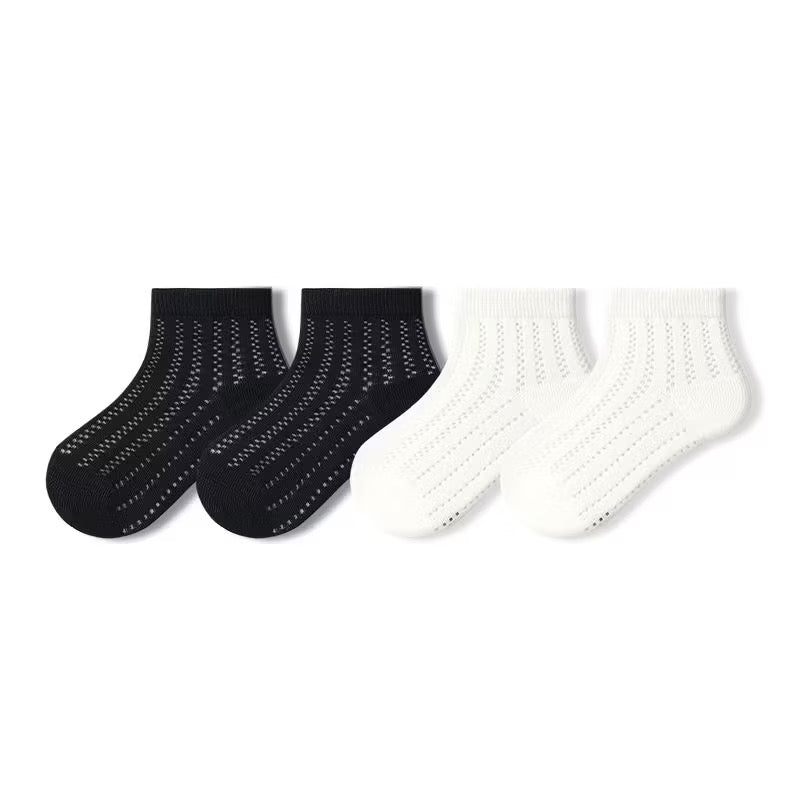 Sensori™ Breeze-Pointelle Socks (4-Pack)