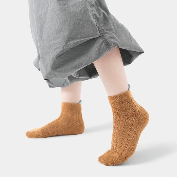 Sensori™ Ear-Pointelle Socks  (5-Pack)