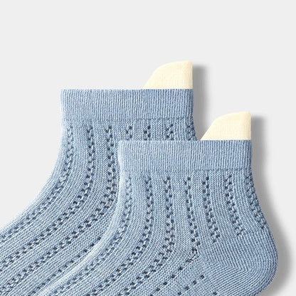 Sensori™ Ear-Pointelle Socks  (5-Pack)