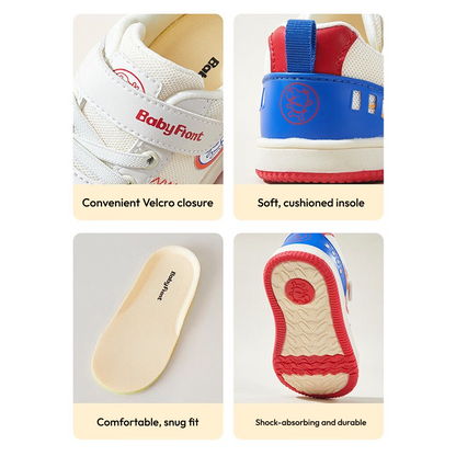Sensori™ Comet Mesh First-Walker Sneakers