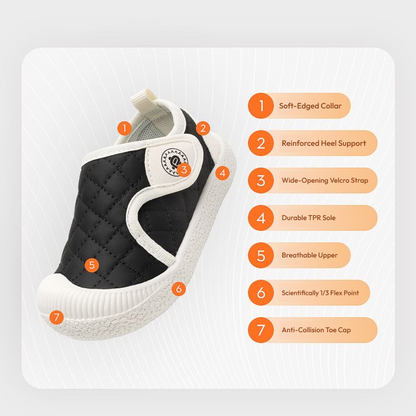 Sensori™ Pebble-Quilt First-Walker Sneakers