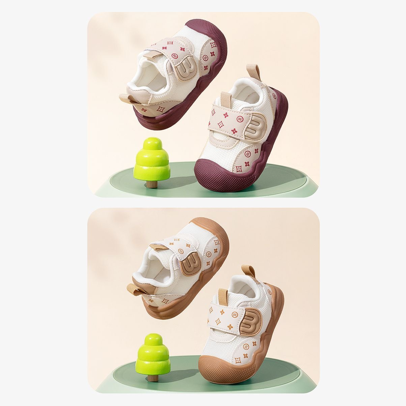 Sensori™ Monogram First-Walker Sneakers