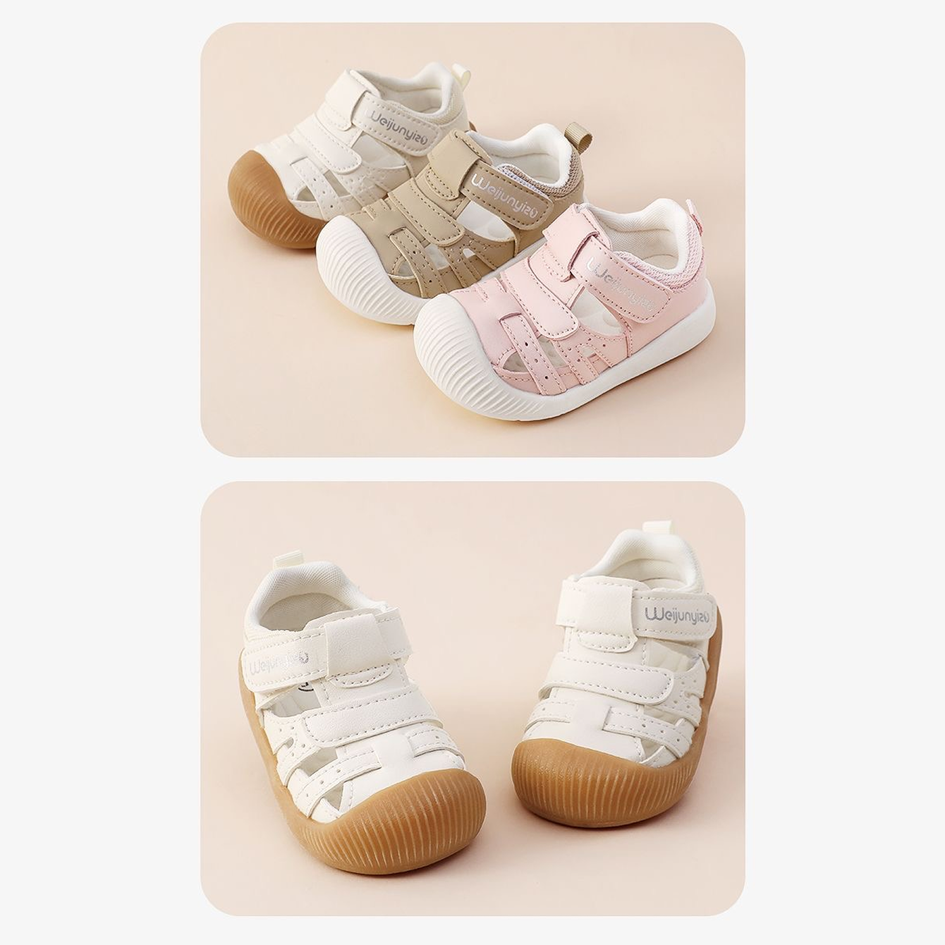 Sensori™ Lattice Closed-Toe Sandals