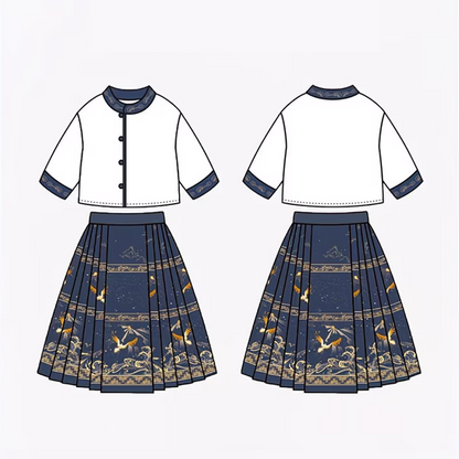 Ensemble Hanfu dynastie Han modernisé Sensori™